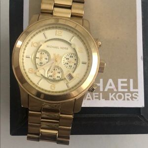 Authentic Michael Kors Runway Chronograph Watch